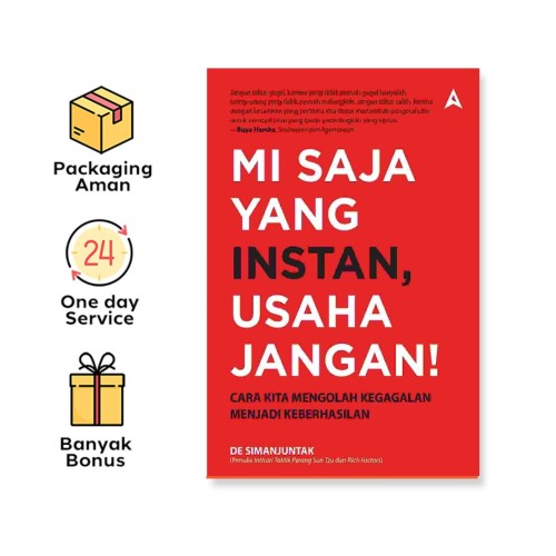 Buku Mi Saja Yang Instan, Usaha Jangan - Andaliman Books - De Simanjuntak