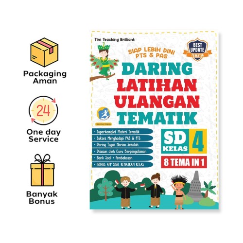 Kelas 4 Sd : Daring Latihan Ulangan Tematik