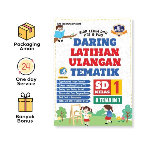 Kelas 1 Sd : Daring Latihan Ulangan Tematik