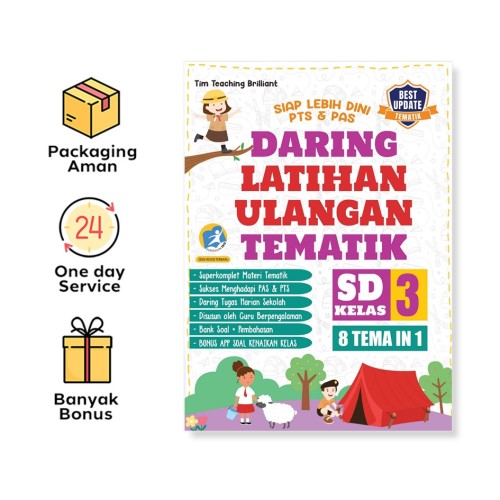Kelas 3 Sd : Daring Latihan Ulangan Tematik