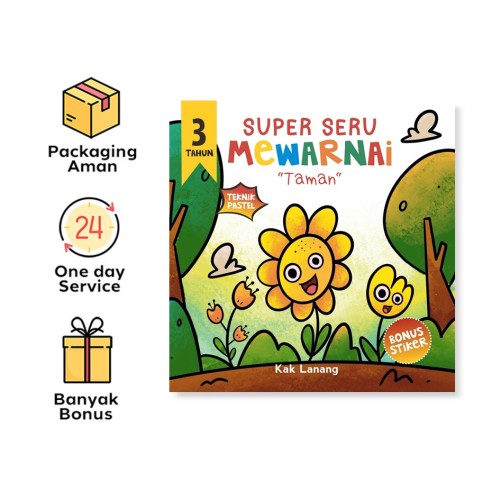 Taman : Super Seru Mewarnai Teknik Pastel