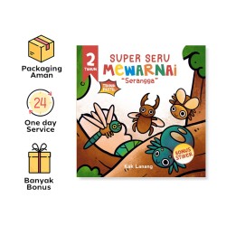 Serangga : Super Seru Mewarnai Teknik Pastel