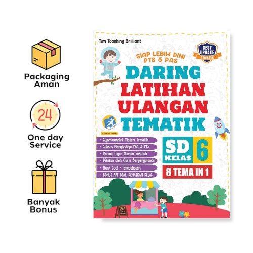 Kelas 6 Sd : Daring Latihan Ulangan Tematik