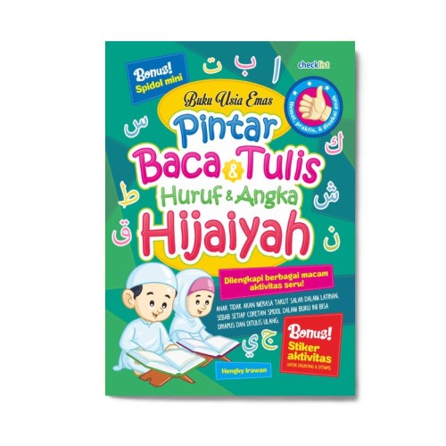 Hijaiyah Pintar Baca & Tulis Huruf & Angka: Buku Usia Emas