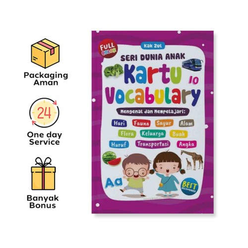 SERI DUNIA ANAK KARTU VOCABULARY